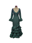 Talla 44. Traje de Flamenca Modelo Lolita. Verde Botella 123.967€ #50759LOLITAVRDBTLL44